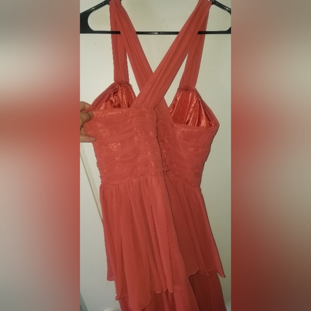 Stunning H&M smoky coral flowy dress - Picture 4 of 5